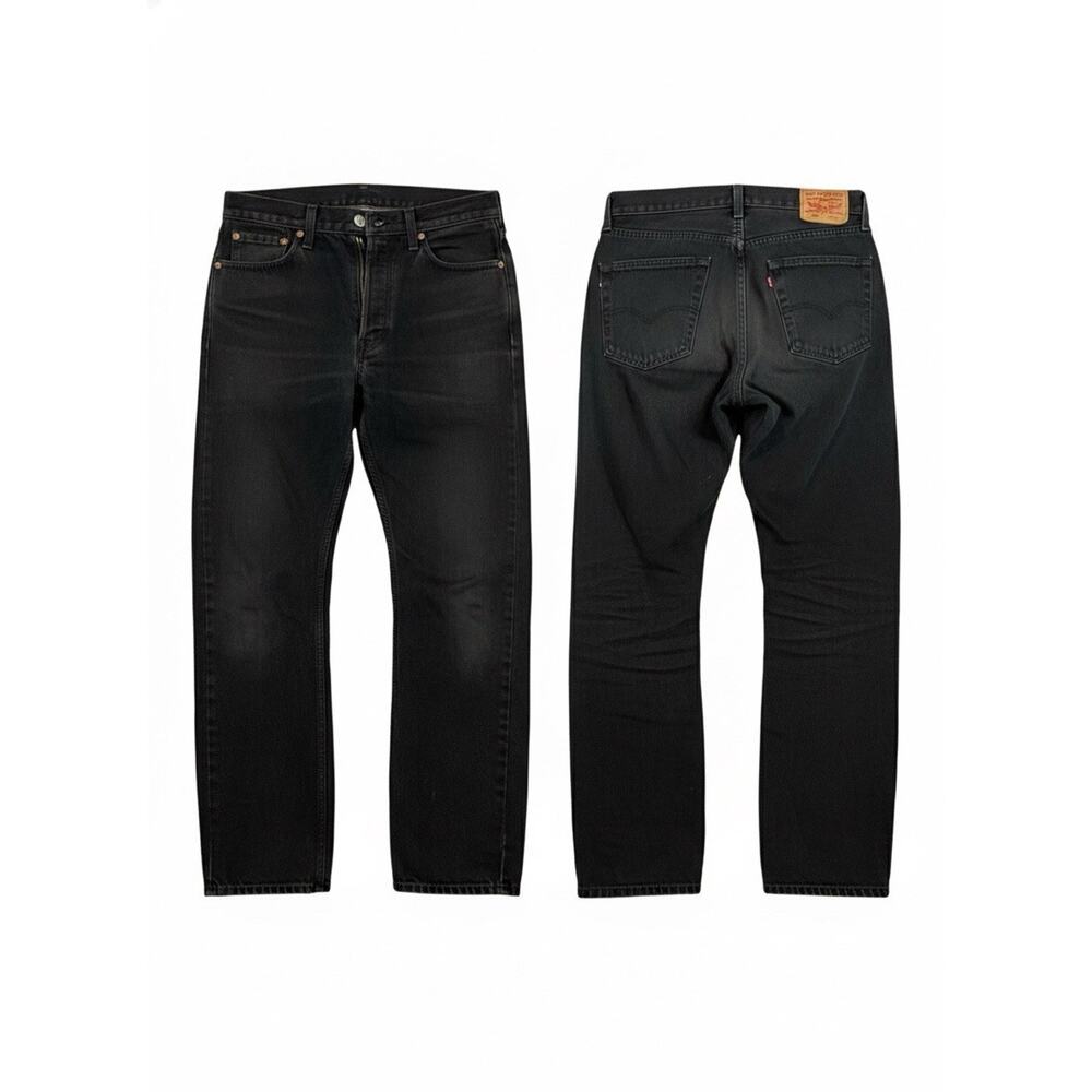 Levi's 550 Black Jeans W30 L34 straight fit